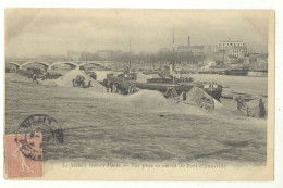 75/ CPA A - Paris - La Seine - Vue Prise En Amont Du Pont D'Austerlitz (Attelages) - La Seine Et Ses Bords