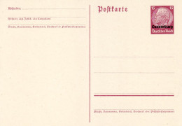 LUXEMBOURG GERMAN OCCUPATION 1940 POSTCARD P 3 (*) - 1940-1944 German Occupation