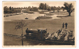 UK-3919  KETTERING : Wcksteed Park - The Paddle Pool , Oat And Lake ( Train ) - Northamptonshire