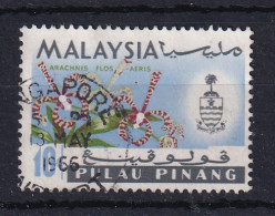 Malaya - Penang: 1965/68   Flowers   SG70    10c     Used - Penang