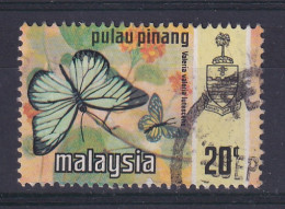 Malaya - Penang: 1971/78   Butterflies   SG81    20c   [Litho]   Used - Penang