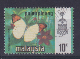 Malaya - Penang: 1971/78   Butterflies   SG79    10c   [Litho]   Used - Penang