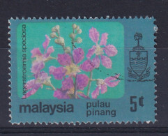 Malaya - Penang: 1979   Flowers    SG88    5c  [with Wmk]  Used - Penang