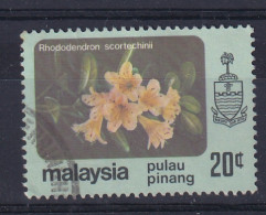 Malaya - Penang: 1979   Flowers    SG91    20c    Used - Penang