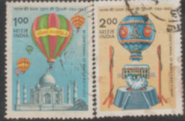 1983 USED STAMP FROM INDIA ON The 200th Anniversary Of The Manned Flight - Gebraucht
