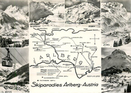 Austria Arlberg Skiparadies Multi View & Map Area - Lech