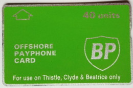 UK 40 Units BP- Thristle Clyde & Beatrice 104G - [ 2] Plataformas Petroleras