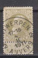 COB 75 Oblitération Centrale ANTWERPEN 2 - 1905 Grosse Barbe