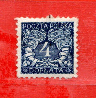 (N) POLONIA * - SEGNATASSE - TAXE - 1919 - 4h. Yv. 23 .  MH* Come Scansione - Postage Due