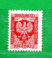 (N) POLONIA ** - SEGNATASSE - TAXE - 1954 -  Yv. 29 .  MNH** Come Scansione - Taxe