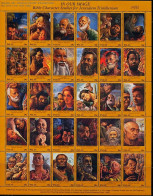 CB0208 Palau 1996 Jerusalem Three Thousand Years Figure Painting Mini-sheet Includes 30 Votes MNH - Palau