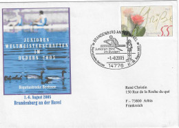 2005 Championnats Du Monde D'Aviron Juniors: Brandebourg An Der Havel: Entier Postal - Aviron