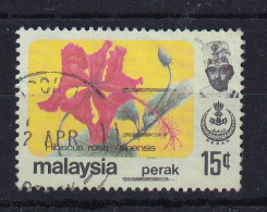 Malaya - Perak: 1979   Flowers   SG188    15c  [with Wmk]     Used - Perak