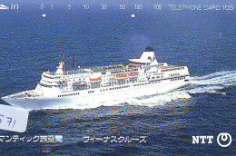 Télécarte JAPON * 330-322 *  BATEAU * PHONECARD JAPAN * SHIP (1571) TK *  SCHIFF * Schip * Boot * Barco - Barcos