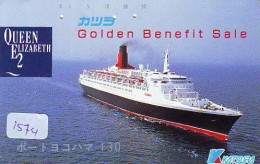 Télécarte JAPON * 110-63517 * BATEAU * PHONECARD JAPAN * SHIP (1574) TK *  SCHIFF * Schip * Boot * Barco - Bateaux