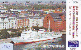 Télécarte JAPON *   BATEAU * PHONECARD JAPAN * SHIP (1583) TK *  SCHIFF * Schip * Boot * Barco - Barche