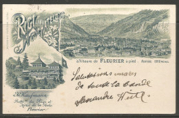 Carte P De 1900 ( Fleurier / Hôtel De La Poste ) - Fleurier