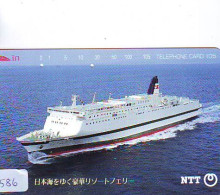 Télécarte JAPON * 330-280 *  BATEAU * PHONECARD JAPAN * SHIP (1586) TK *  SCHIFF * Schip * Boot * Barco - Schiffe