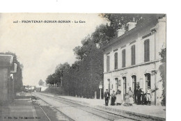 Cpa Frontenay Rohan Rohan La Gare - Frontenay-Rohan-Rohan