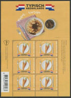 Netherlands:Holland:Unused Sheet Typical Netherlands Food, Carrots, 2020, MNH - Ongebruikt