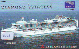 Télécarte JAPON * * BATEAU * PHONECARD JAPAN * SHIP (1601) TK *  SCHIFF * Schip * Boot * Barco - Boten