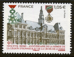 N° 5338 Centenaire De La Remise De La Légion D'Honneur à La Ville De Reims, Faciale 1,05 € - 2010-2019