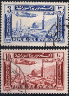 SYRIE Timbres-poste Aérienne N°81 & 83 Oblitérés TB Cote 2€50 - Poste Aérienne