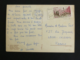 ANDORRE ANDORRA AVEC YT 159 CROIX GOTHIQUE DE MERITXELL - SANTA COLOMA CLOCHER ROMANIQUE - Storia Postale