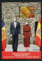 ANDORRE.Le Roi D'Espagne Et Son épouse En Visite Officielle En Andorre, Les 25 Et 26 Mars 2022. Neuf ** Haute Faciale. - Ungebraucht