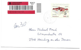 0412m: Rekobrief 30.1.20 Post.Partner 2452 Mannersdorf Am Leithagebirge, Tag Der Briefmarke Portogerecht - Lettres & Documents
