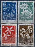 Argentina  - 1960 Flowers - International Thematic Stamp Exhibition, "TEMEX" - Complete Set - MNH - Nuevos