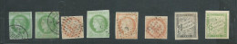 COLONIES GENERALES LOT DE 8 TIMBRES ** , * , OBL. - Other & Unclassified