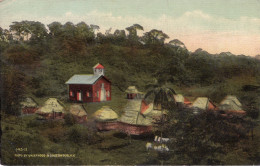 Panama-Native Settlement On Former Fort Chagres Site 1910s - Antique Postcard - Panama