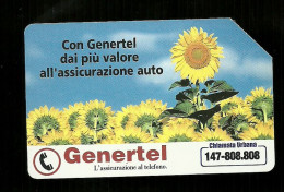 1071 Golden - Genertel Da Lire 5.000 Telecom - Publiques Publicitaires