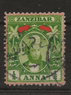 Zanzibar, 1896, SG 156, Used - Zanzibar (...-1963)