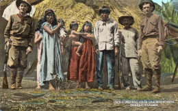 Chariqui,Panama-Cholo Indians In The Chor Cha Mountains 1910s - Antique Postcard - Panama