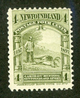 352 Newfoundland 1897 Scott #64 Mnh** (Lower Bids 20% Off) - 1865-1902