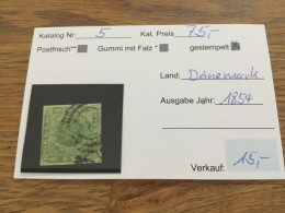 Dänemark 1854 Gestempelt - Used Stamps