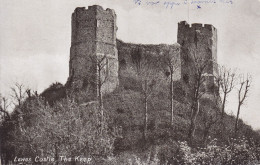 United Kingdom PPC Lewes Castle, The Keep EASTBOURNE Sussex 1937 Denmark 2x GV. Stamps (2 Scans) - Eastbourne
