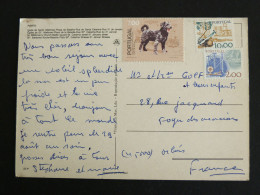 PORTUGAL AVEC YT 1410 SCIE ET HACHE / 1450TELEGRAPHE / 1500 CHIEN DOG HUND - PORTO - Covers & Documents