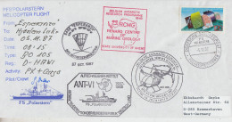 Germany FS Polarstern Heli Flight From Esperanza To Hjodam Lake "Ca Belgian Ant. Programme" 5.11.1987 (ET192B) - Vols Polaires