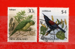 (Us8) NUOVA ZELANDA  °- 1986 - OISEAUX.  Yvert. 924-927. Used. - Gebruikt