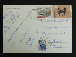 PORTUGAL AVEC YT 1140 CAP GIRAO / 1450 TELEGRAPHE / 1500 CHIEN DOG HUND - VIANA DO CASTELO MINHO - Covers & Documents