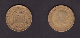 SPAIN   1 PESETA 1966 (68) (KM # 796) #7484 - 1 Peseta