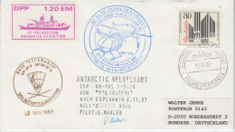 Germany FS Polarstern Heli Flight From Polarstern To Esperanza 2.11.1987 (ET194) - Vuelos Polares