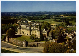 CPSM  10.5 X 15  Corréze  POMPADOUR Vue Générale Au 1er Plan Le Château Du XV° - XVI° S. - Arnac Pompadour