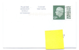 UK Cornwall Mail Centre King Charles III  To Belgium - Non Classificati