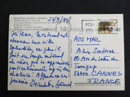 CANADA AVEC YT 1295 POIRIER BARTLETT FRUIT - MONTREAL AVENUE Mc GILL COLLEGE - Storia Postale