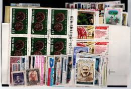 LOT OF 208 STAMPS MINT+USED+ 16 BLOCKS MI- 78 EURO VF!! - Collections (sans Albums)