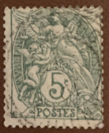 France 1900 Blanc 5c - Used - 1900-29 Blanc